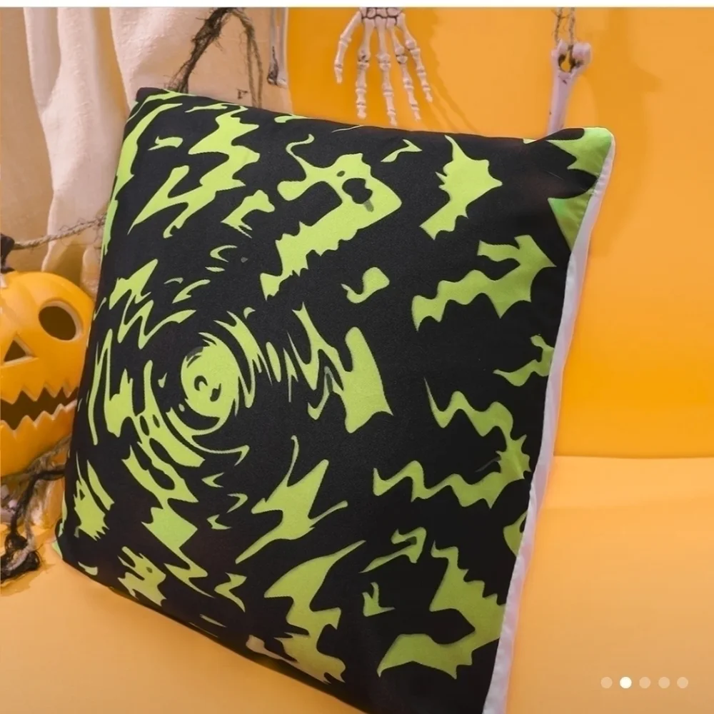 New black and green home Decor accent pillow case